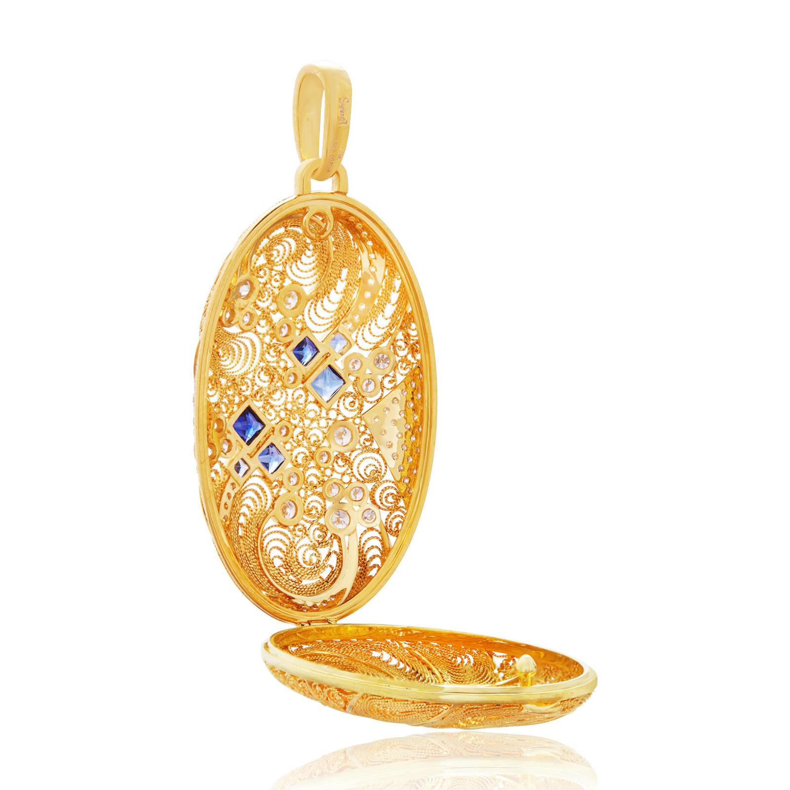 Azure Waves Pendant 1