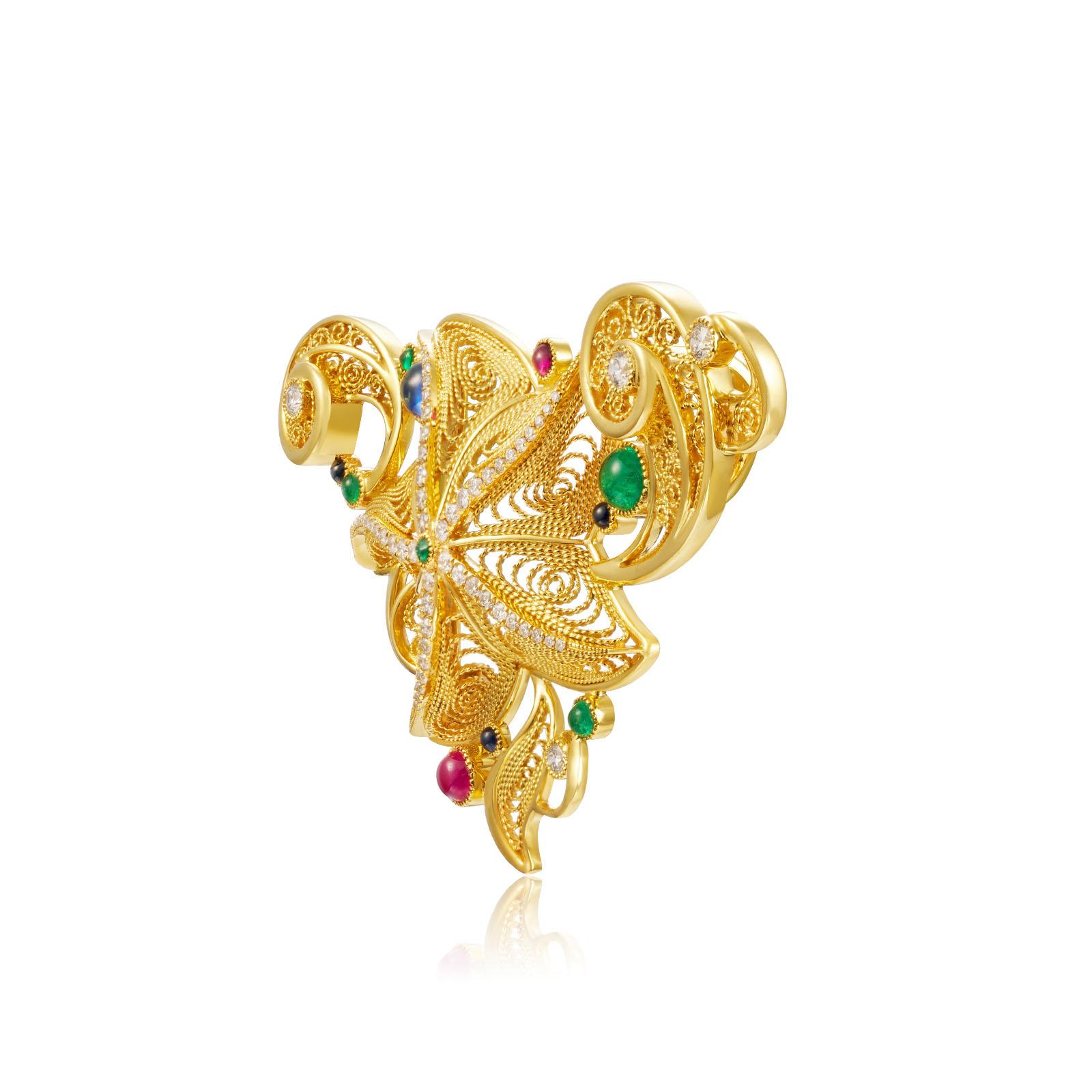 Rhythm of Sea Star Pendant 3