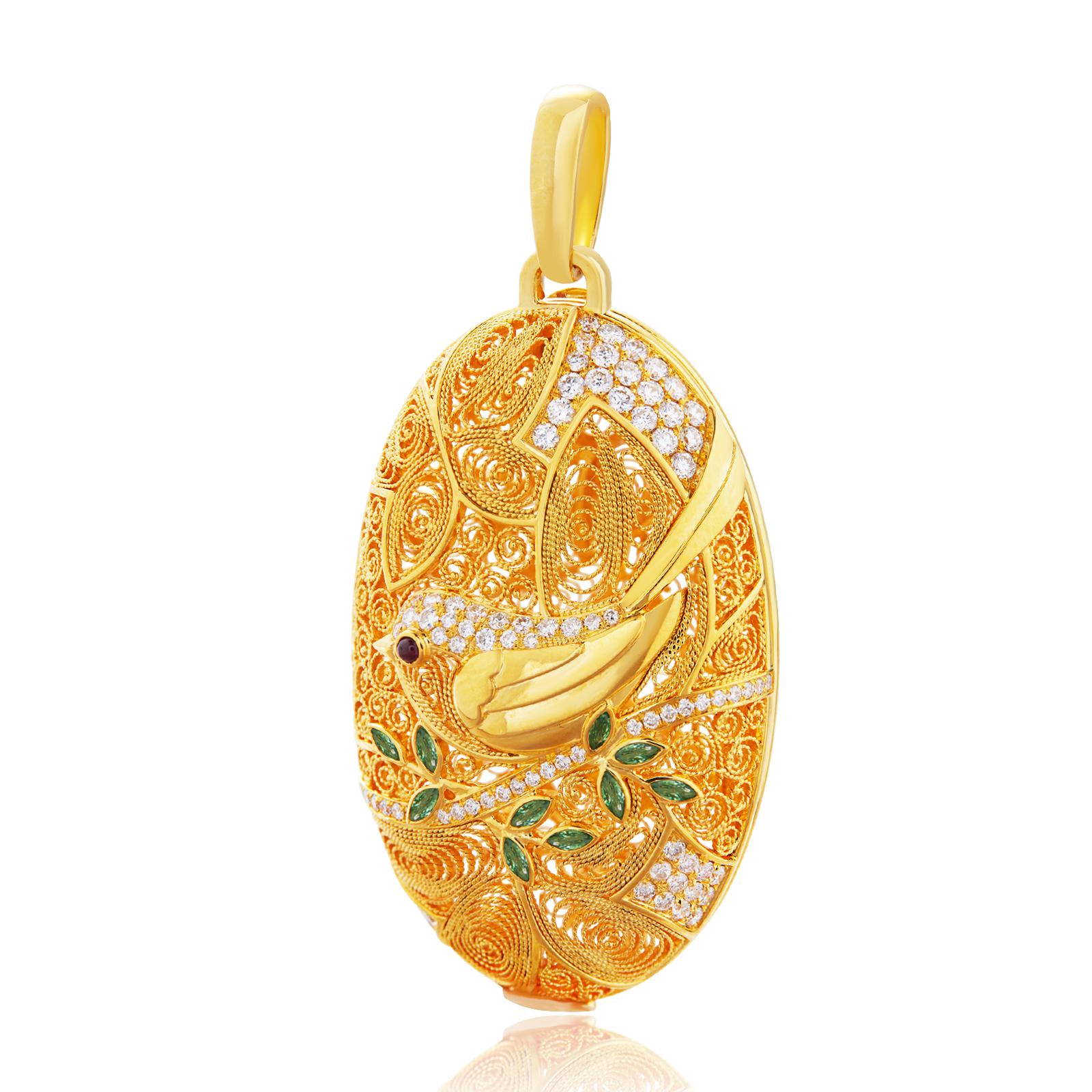 Magpie’s Branch Pendant 5