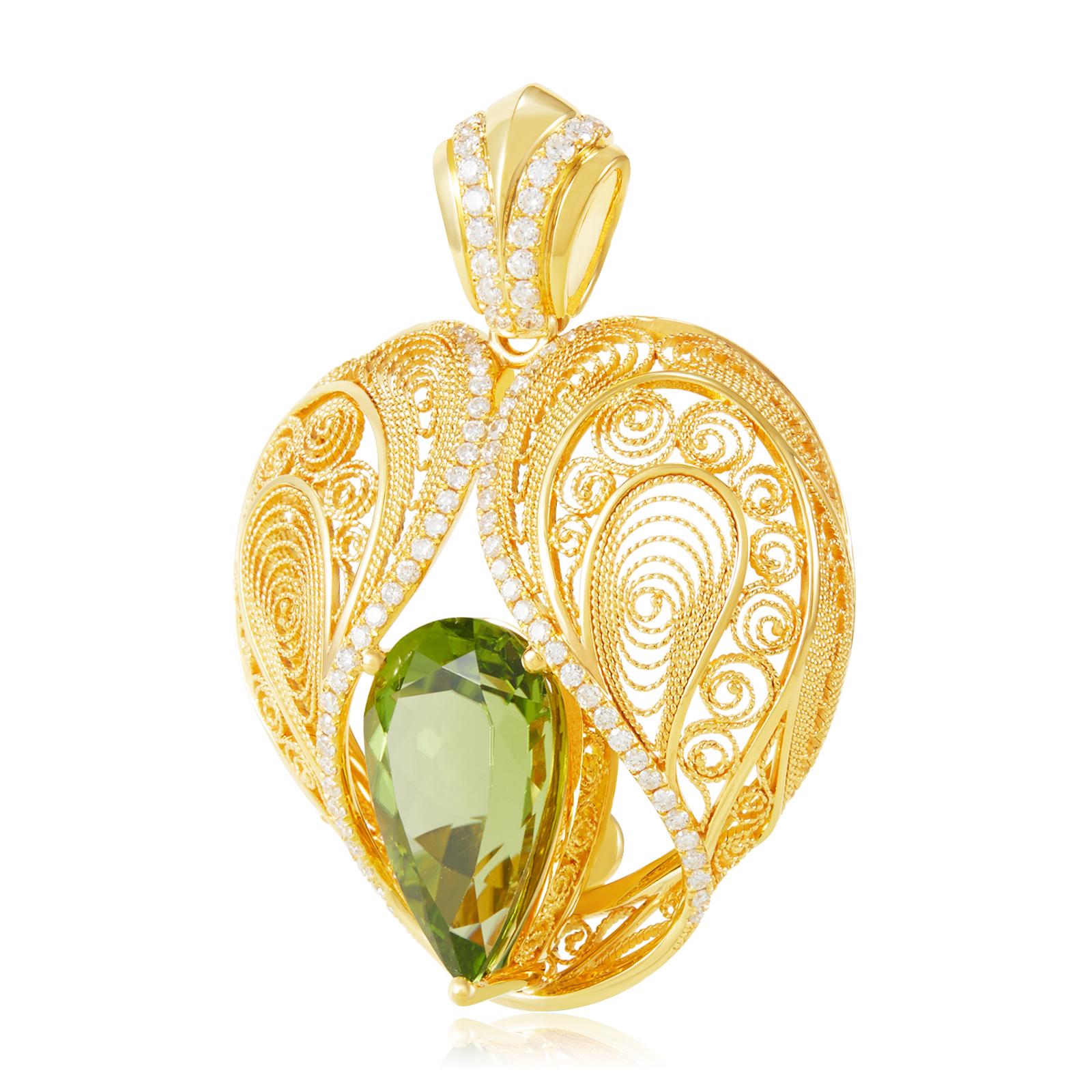 Heart of Green Pendant 2