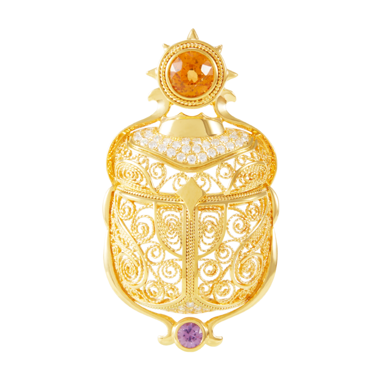 Golden Guard – Eternal Shield Pendant