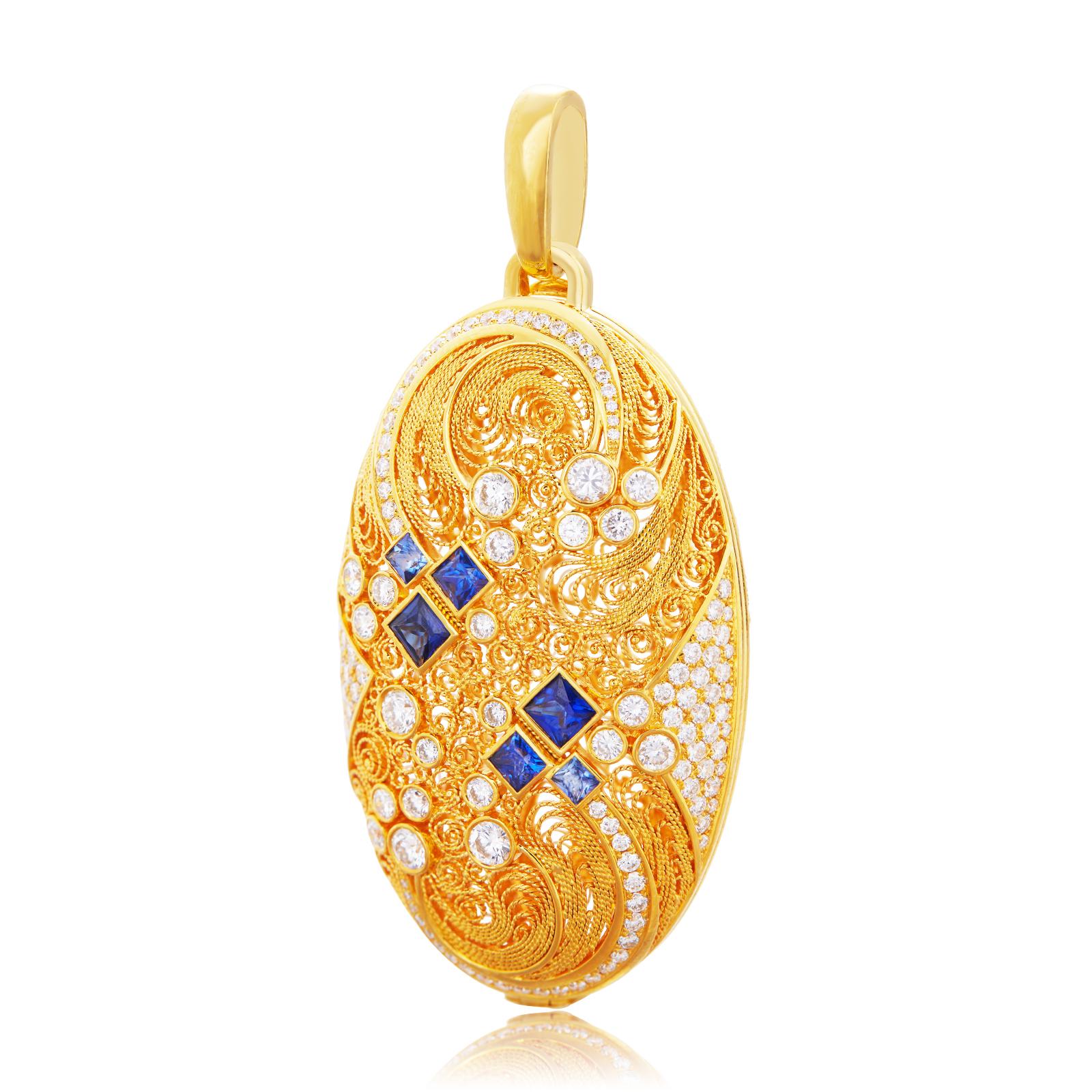 Azure Waves Pendant 5