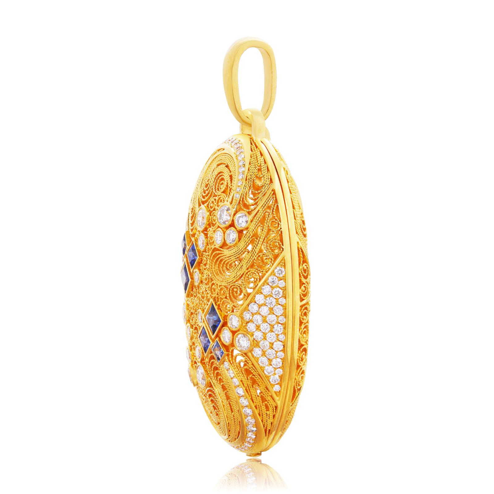 Azure Waves Pendant 4