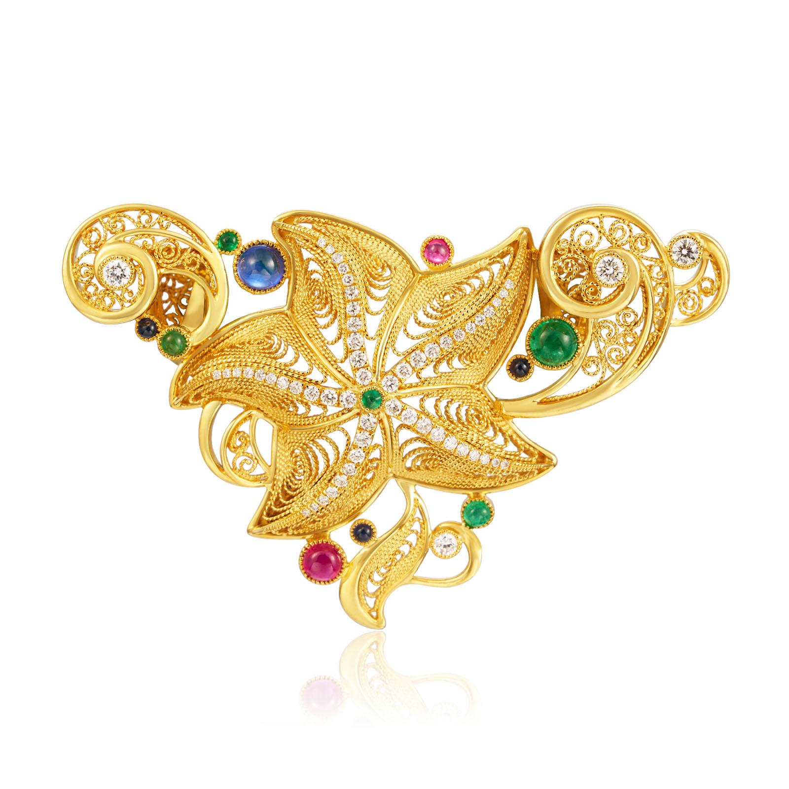 Rhythm of Sea Star Pendant 1