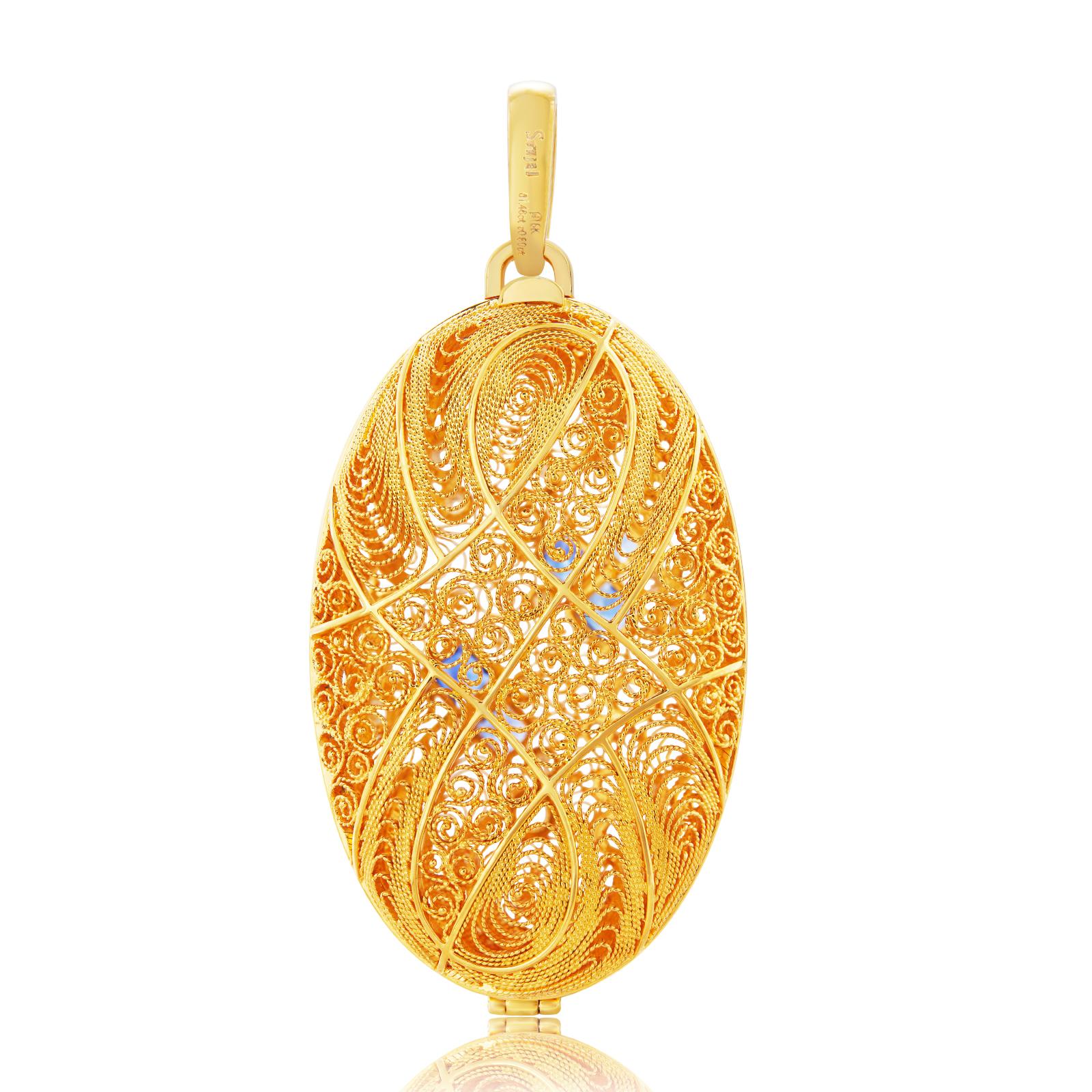 Azure Waves Pendant 2