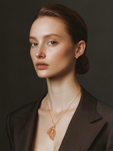 Golden Filigree Melody Pendant 1