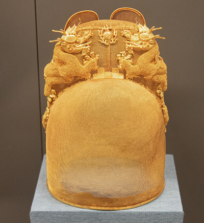 明代, オーダーメイド ジュエリー, 金絲蟠龍翼善冠