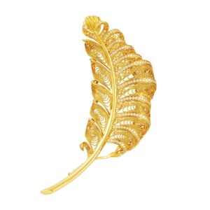 Feather Brooch